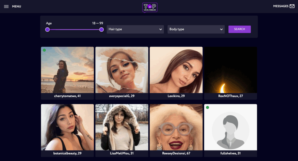 TopLocalSingles site